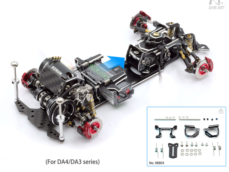 Drift Art Swap Master Expandable Battery Holder Set Inspired By Supercars